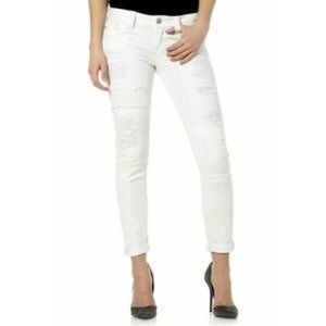 Miss me skinny cuffed jeans